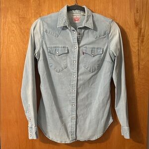 Levi's Pearl Snap Denim Shirt